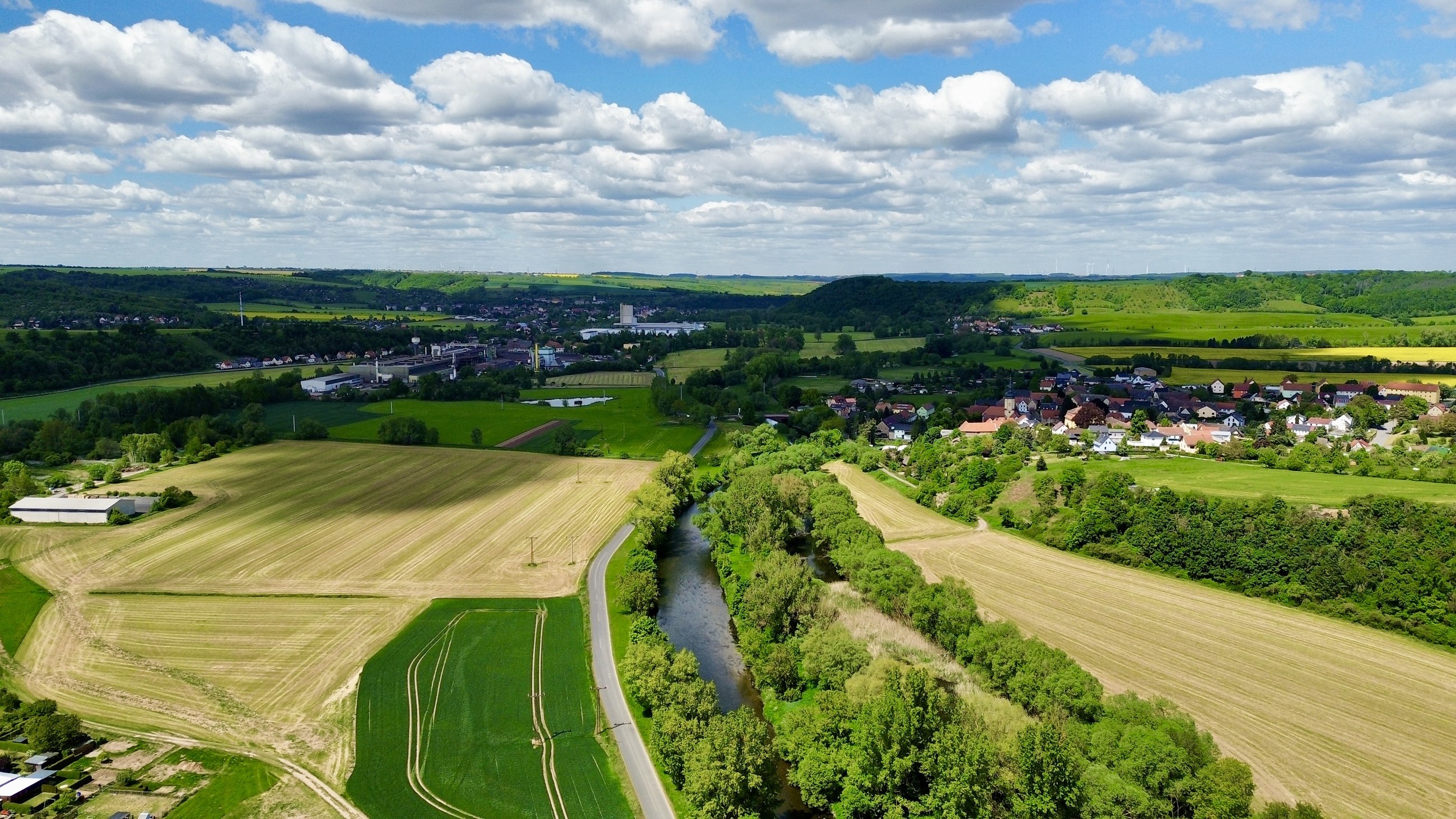 Landschaft und Ortslage in der Umgebung